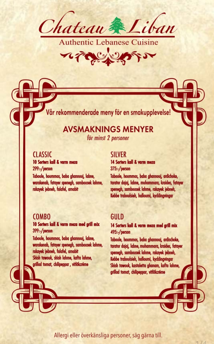 Menu Chateau Liban-2